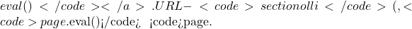 eval()</code></a>. Этот метод получает элемент URL-адреса с селектором <code>section ol li</code> (убедитесь, что методы <code>page.$eval()</code> и <code>page.