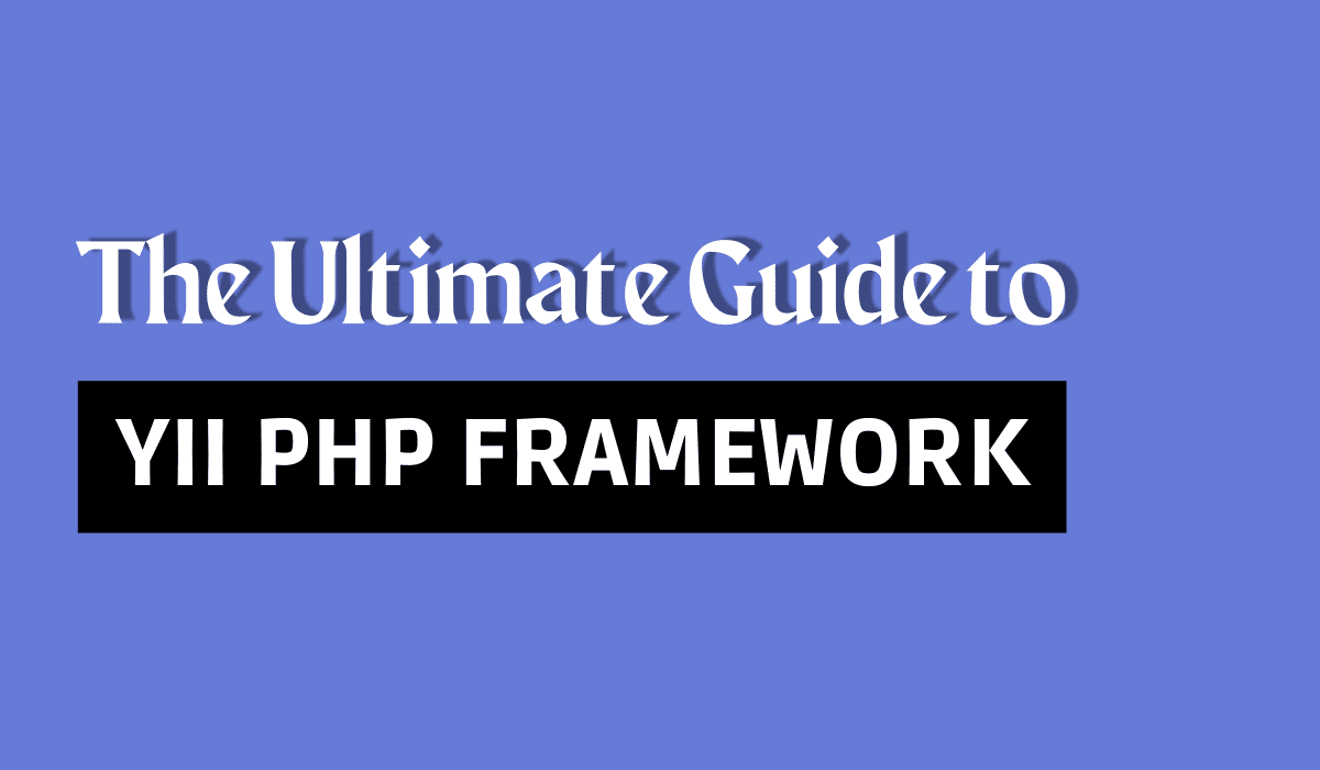 A beginners guide to Yii PHP framework