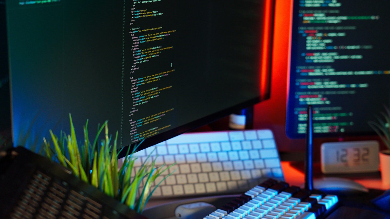 9 Best AI-native IDEs for Smarter Coding in 2026 12 Multiple coding screens showing modern software development context