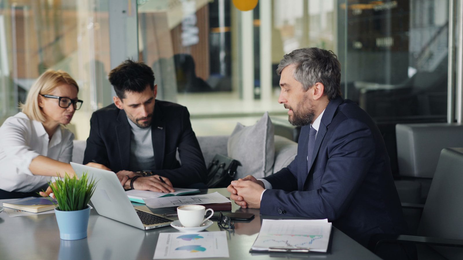 AI ROI Gap: 7 Proven Ways to Turn Pilots Into Profit 20 business governance meeting reviewing AI risk controls and measurable returns