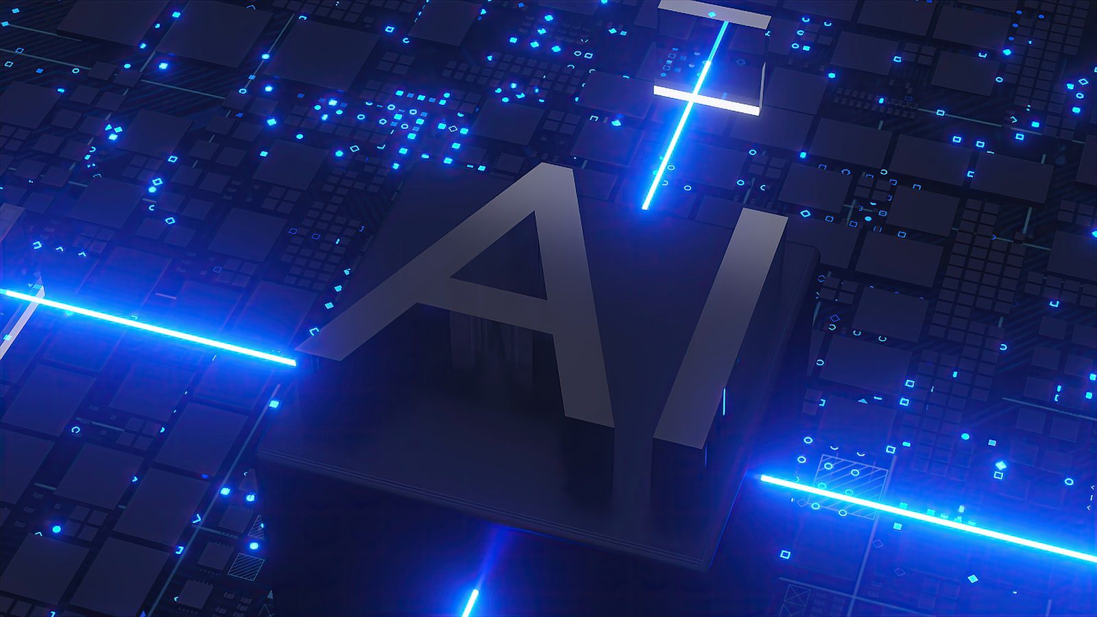 context engineering AI system with glowing circuits