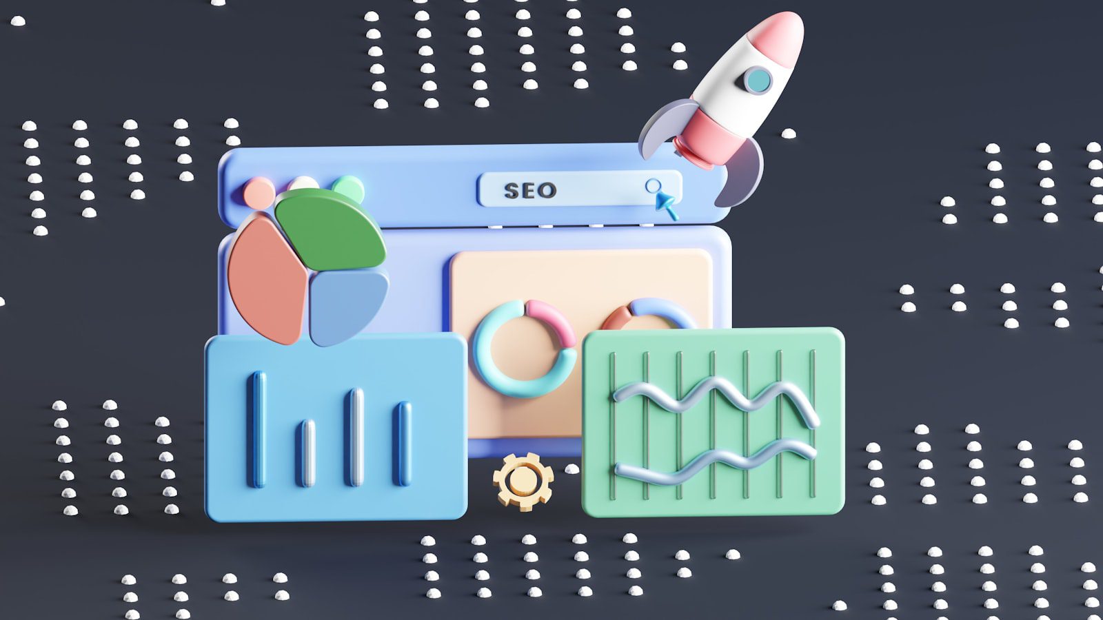 Crescendo.ai: 7 Powerful Real-World AI Case Studies 20 Rocket on analytics screen representing AI-driven developer velocity and SEO growth