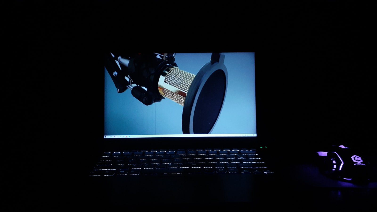 Trainn AI Review: 7 Powerful Customer Training Lessons 21 Laptop and microphone workspace representing AI governance security and review controls