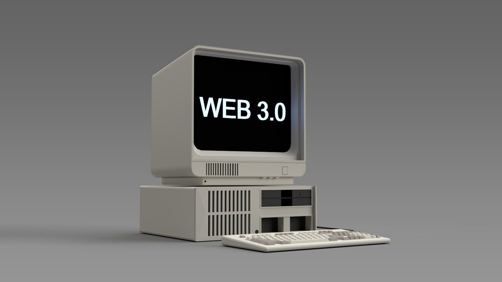 Computer and keyboard workspace used to evaluate AI 3D asset pipelines