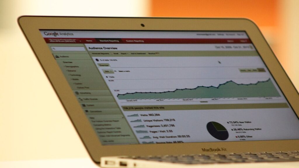 Anthropic Agent Lock-In eval dashboard represented by analytics on a computer screen