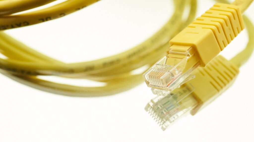Anywhere Office network cable for segmentation and secure access paths