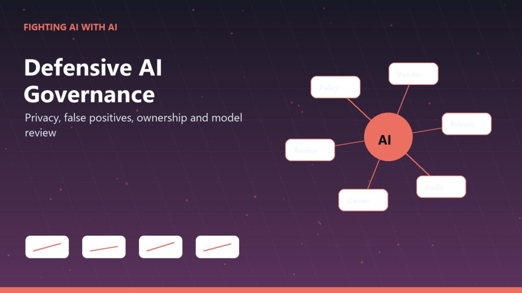Fighting AI with AI 08 defensive ai governance