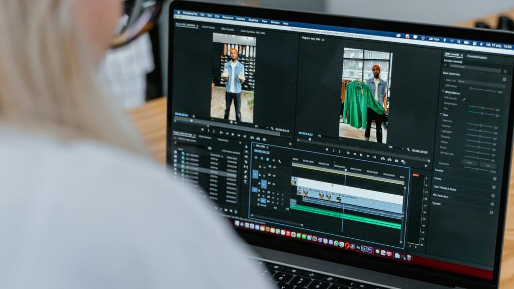 GeniLoop text-to-video and image-to-video workflow represented by a creator editing video on a computer.