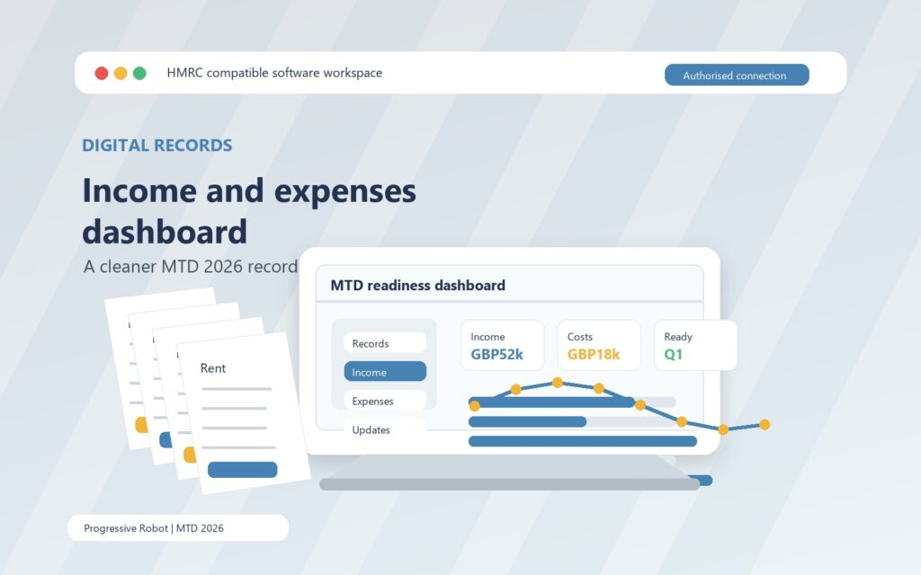 Making Tax Digital MTD 2026 01 digital records dashboard