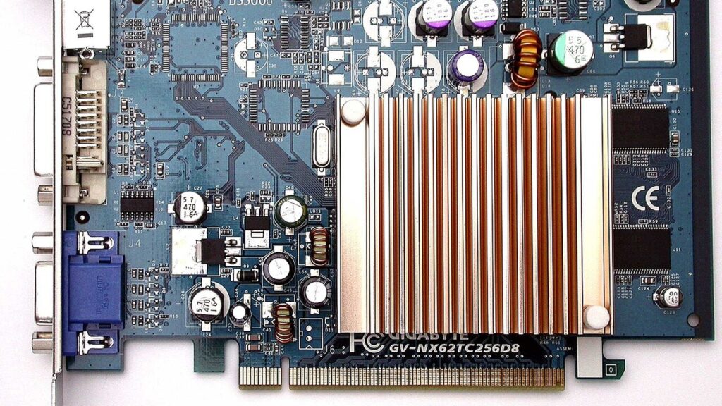PCIe enterprise AI GPU form factor context shown with a real PCI Express graphics card
