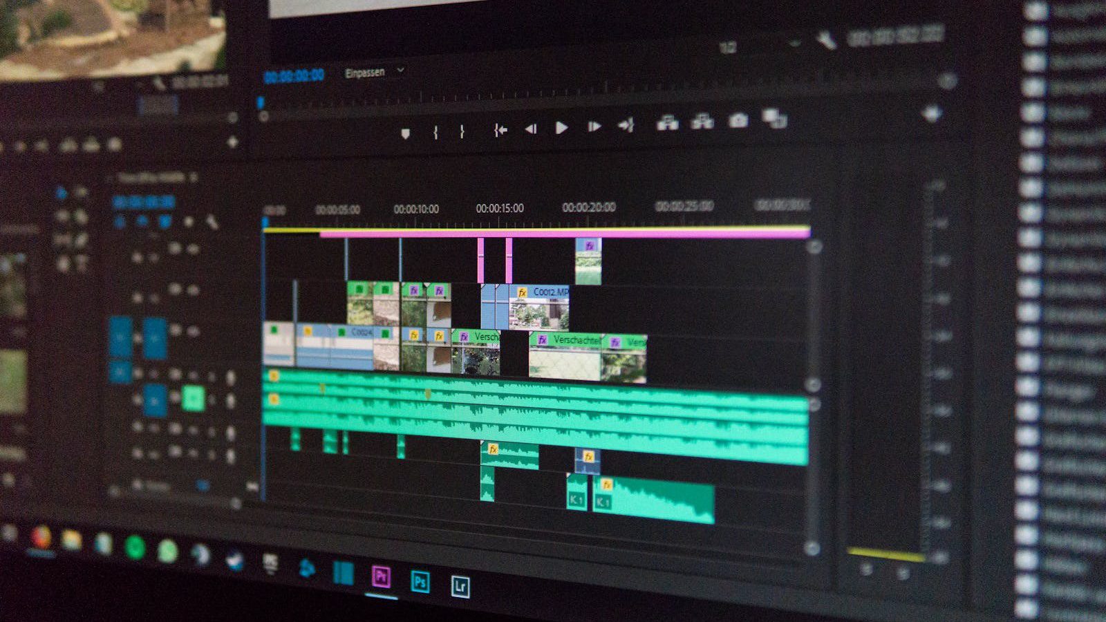 AI Video Translator Review: 7 Smart Localization Wins 14 video editing timeline representing subtitles transcripts and accessible multilingual captions