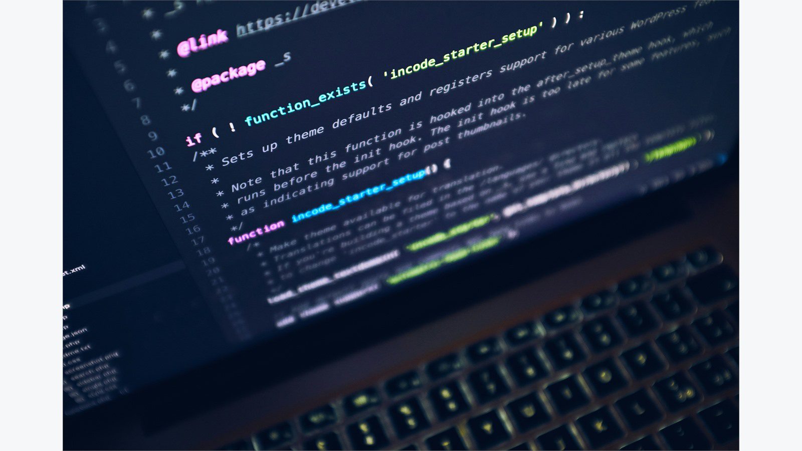 software code on laptop representing a future-proof blockchain tracking roadmap and integration plan