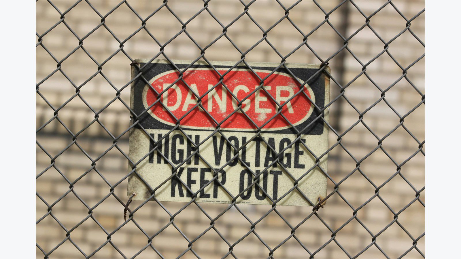 danger high voltage warning sign representing outage scenarios trigger points and escalation thresholds