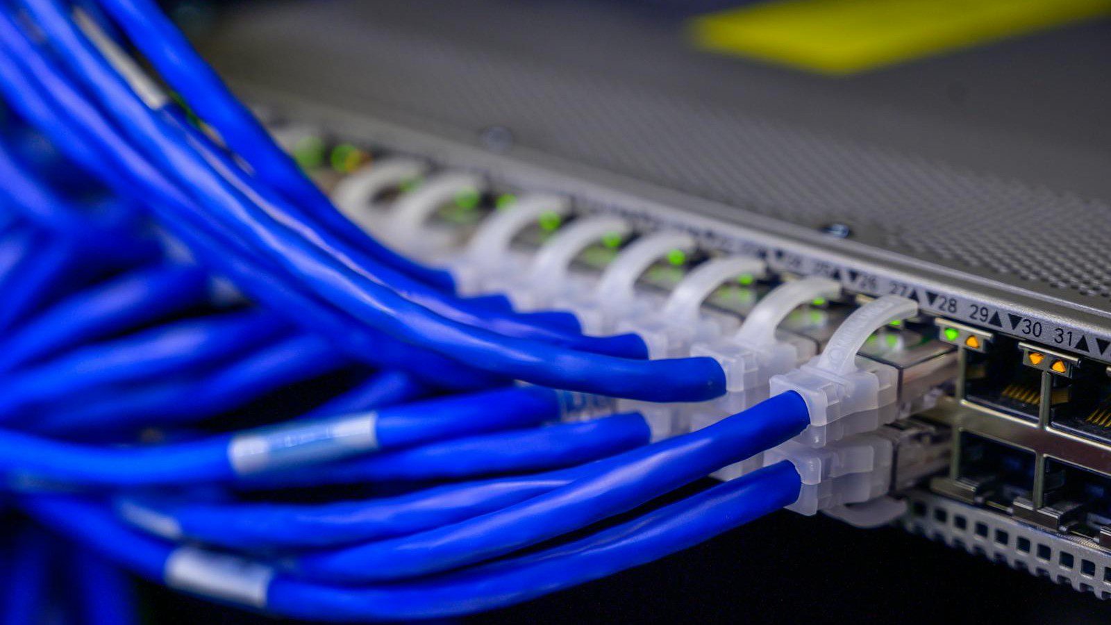 Cloud Infrastructure: server room representing elastic platforms for competitive agility