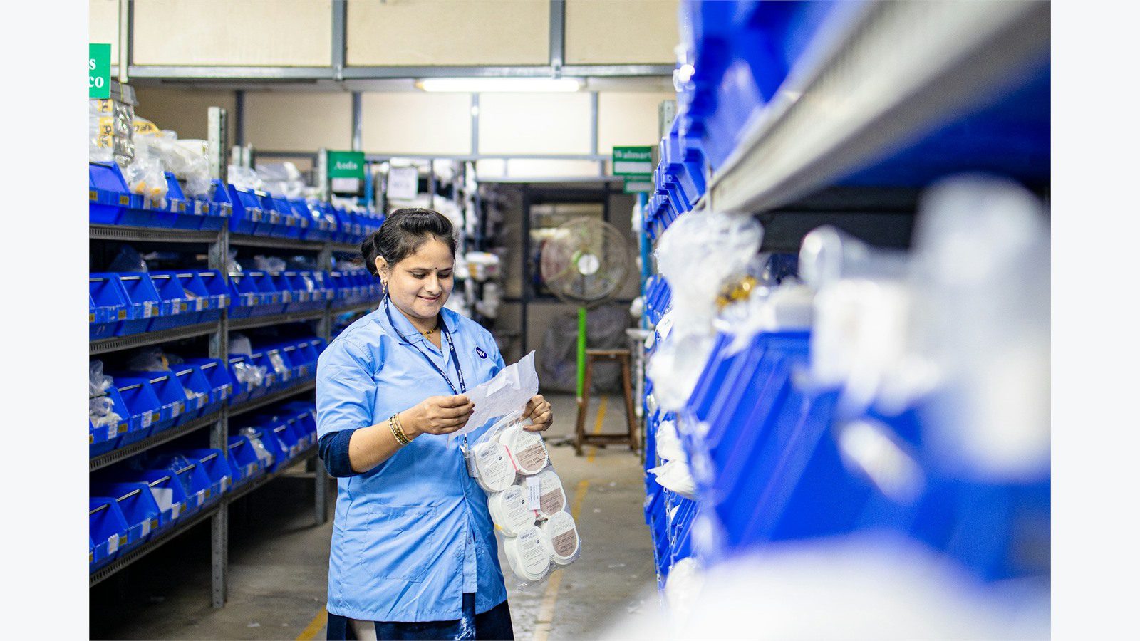 Custom Mobile ERP App: 7 Powerful Integration Steps 22 warehouse worker inspecting parts representing mobile ERP app data mistakes to avoid