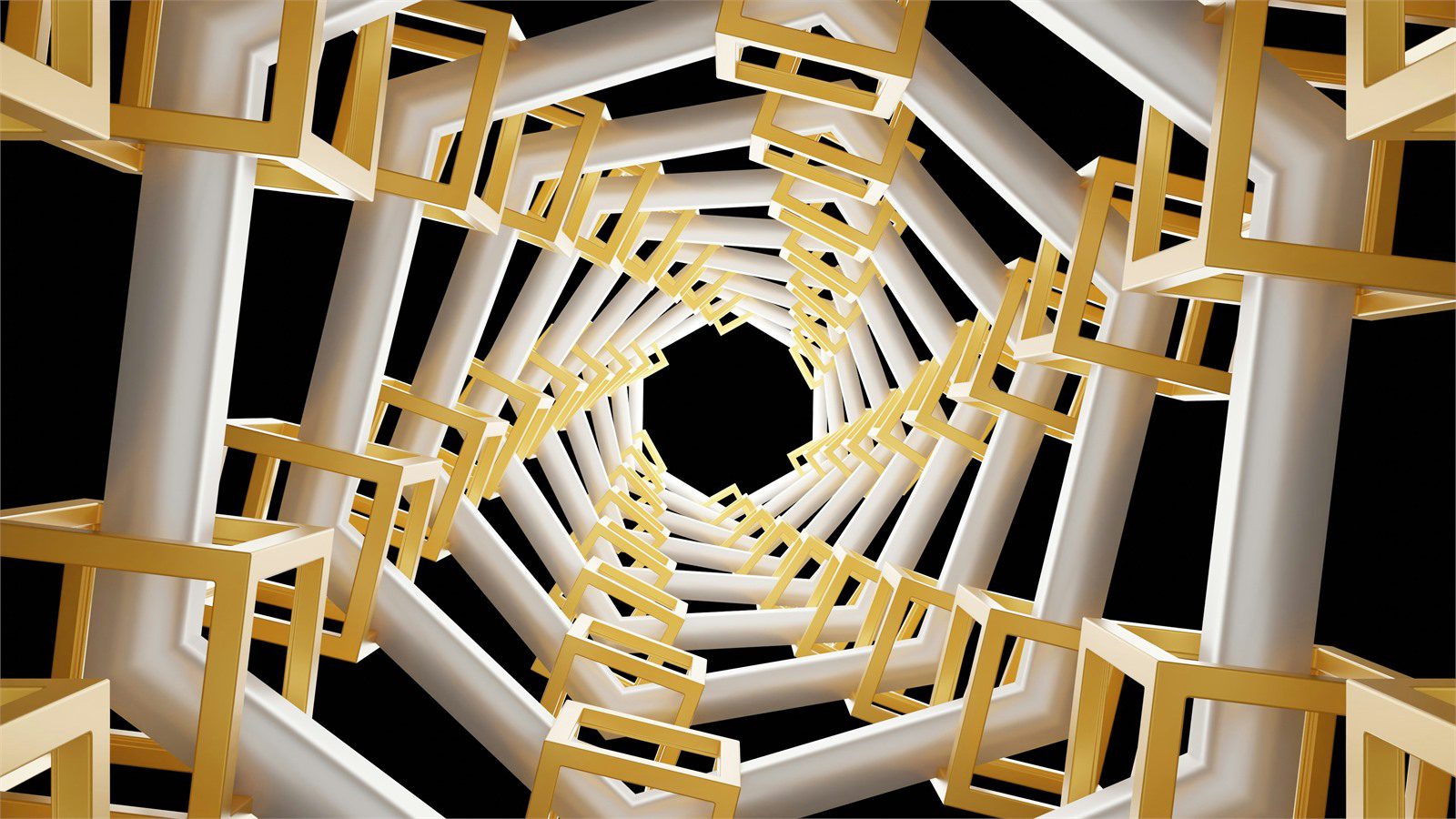 linked tunnel path representing data lineage from original source through downstream systems