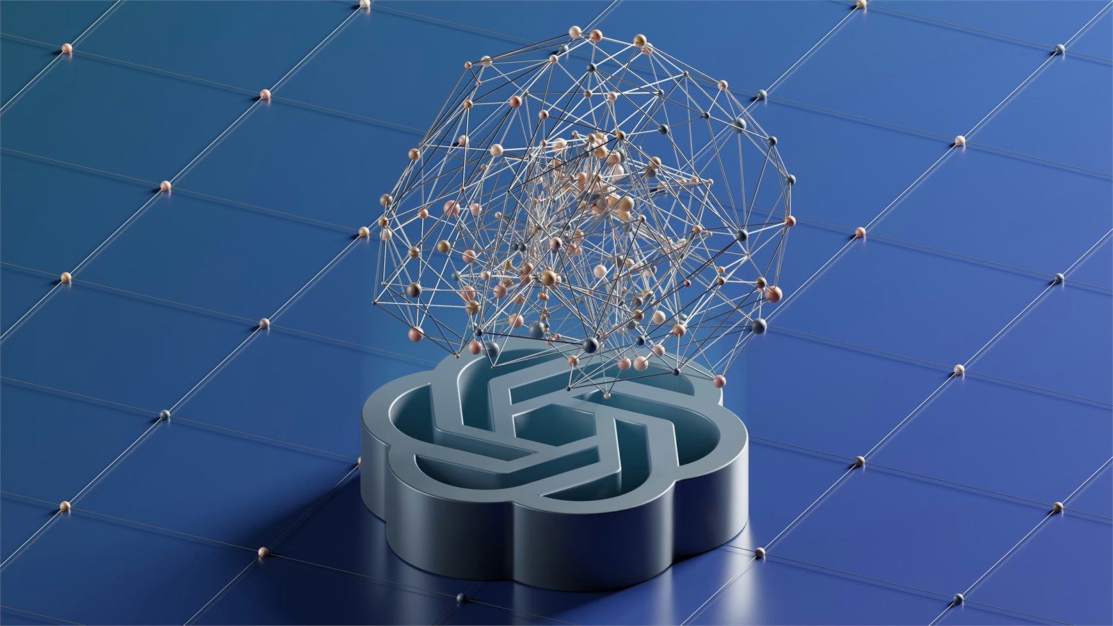 edge and cloud AI architecture visual with connected model nodes for local inference and central learning