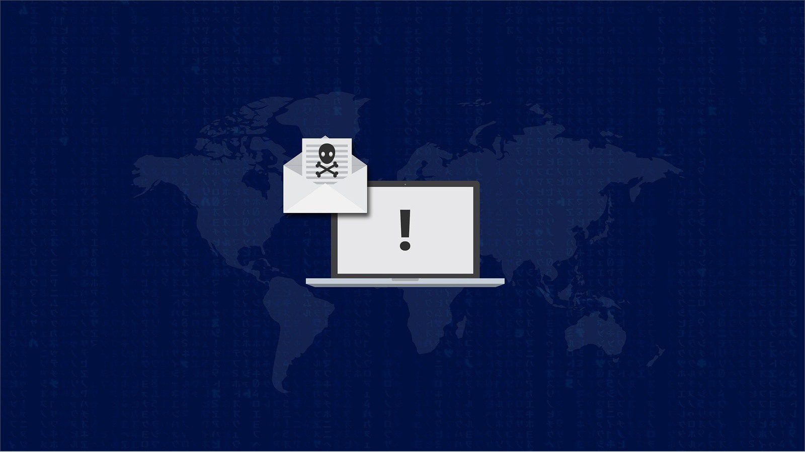 enterprise ransomware attacks warning screen showing encrypted systems at a glance