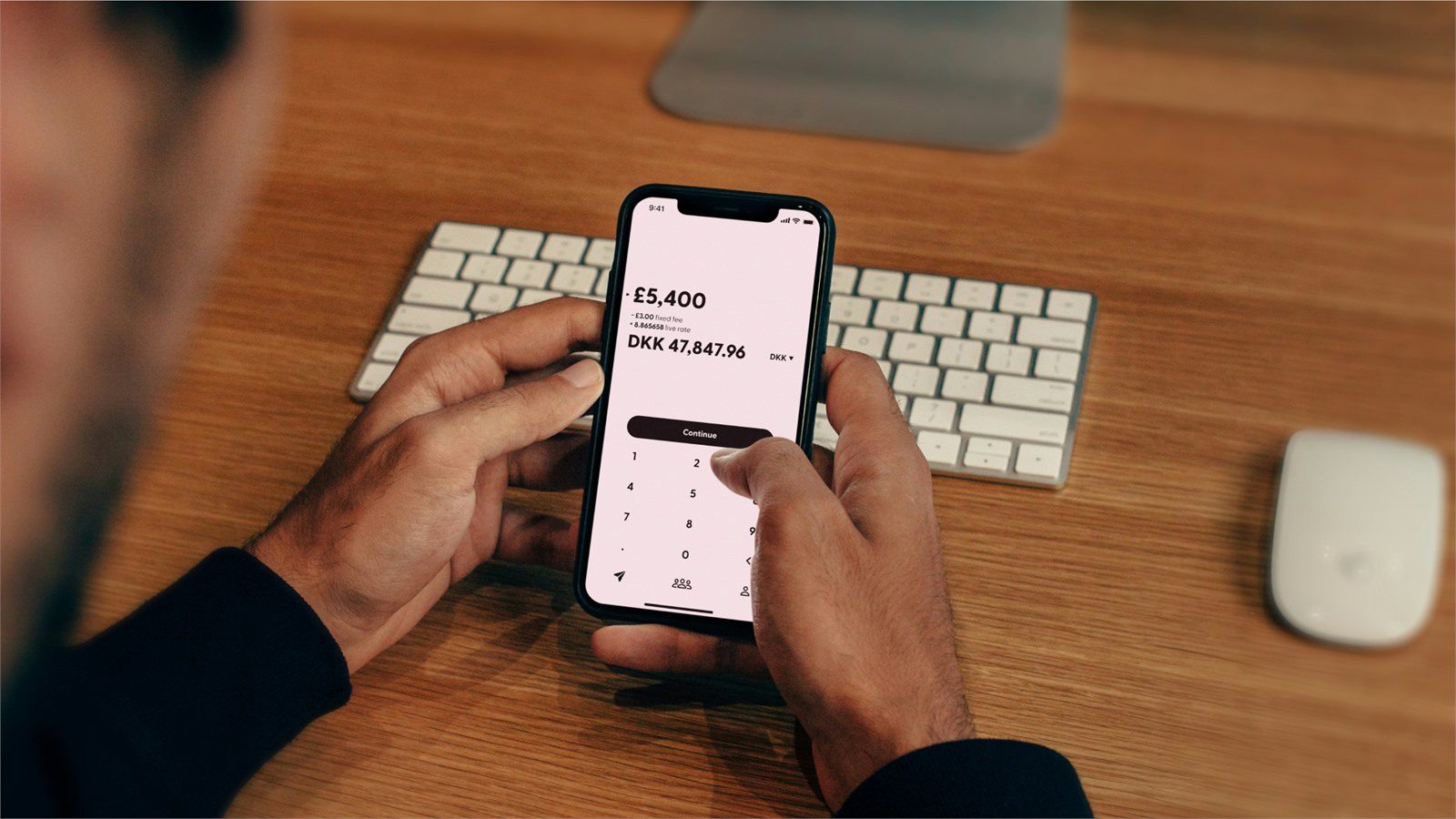digital banking app dashboard on a phone and keyboard showing FinTech security protocols at a glance