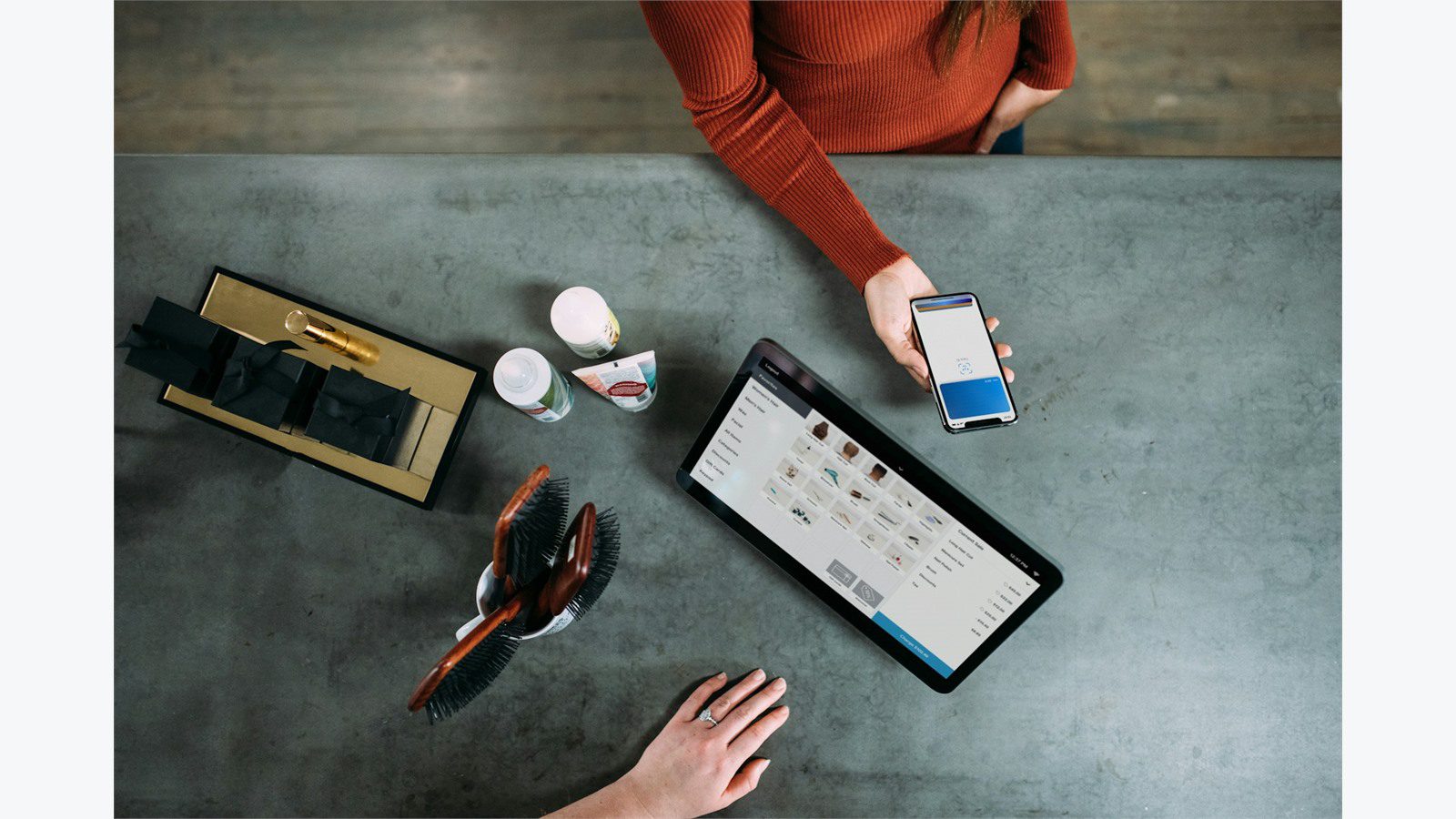 help desk billing automation shown with smartphone and tablet tools linking support tickets to billing records