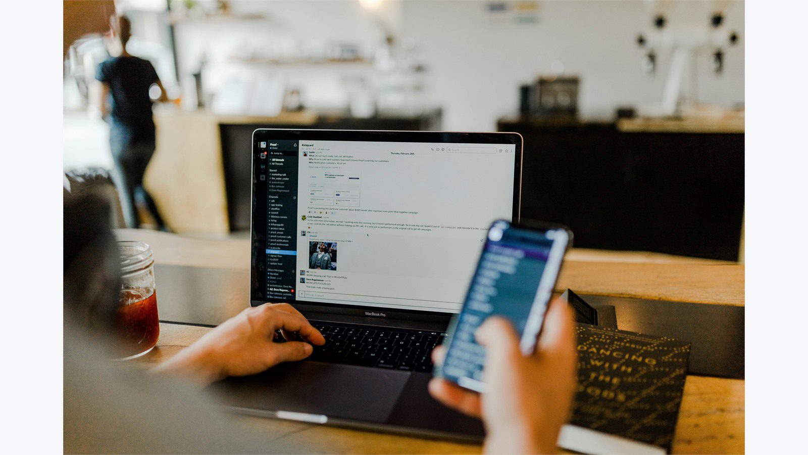 HR and Payroll Automation: 9 Powerful Secure Portal Wins 20 laptop and mobile workspace representing HR portal integration with identity and finance systems