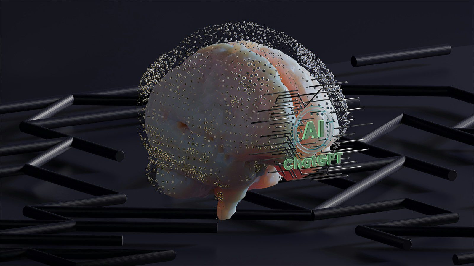 secure AI governance visual representing permissions audit trails and controlled automation decisions