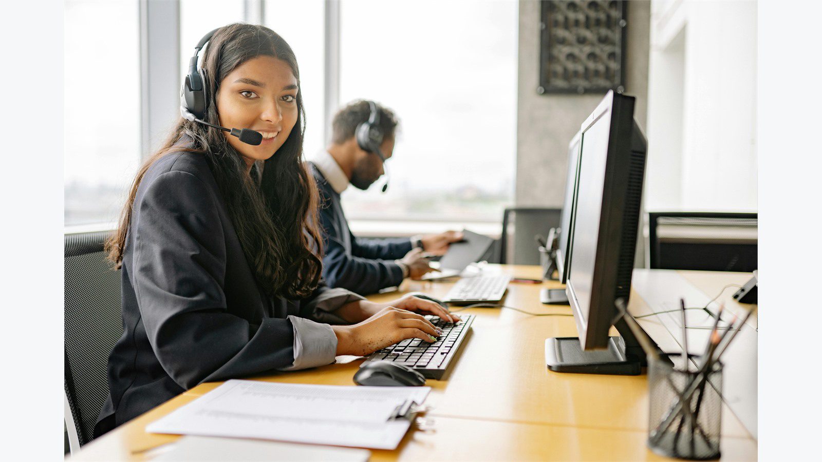 remote team using managed devices for secure access controls in property operations