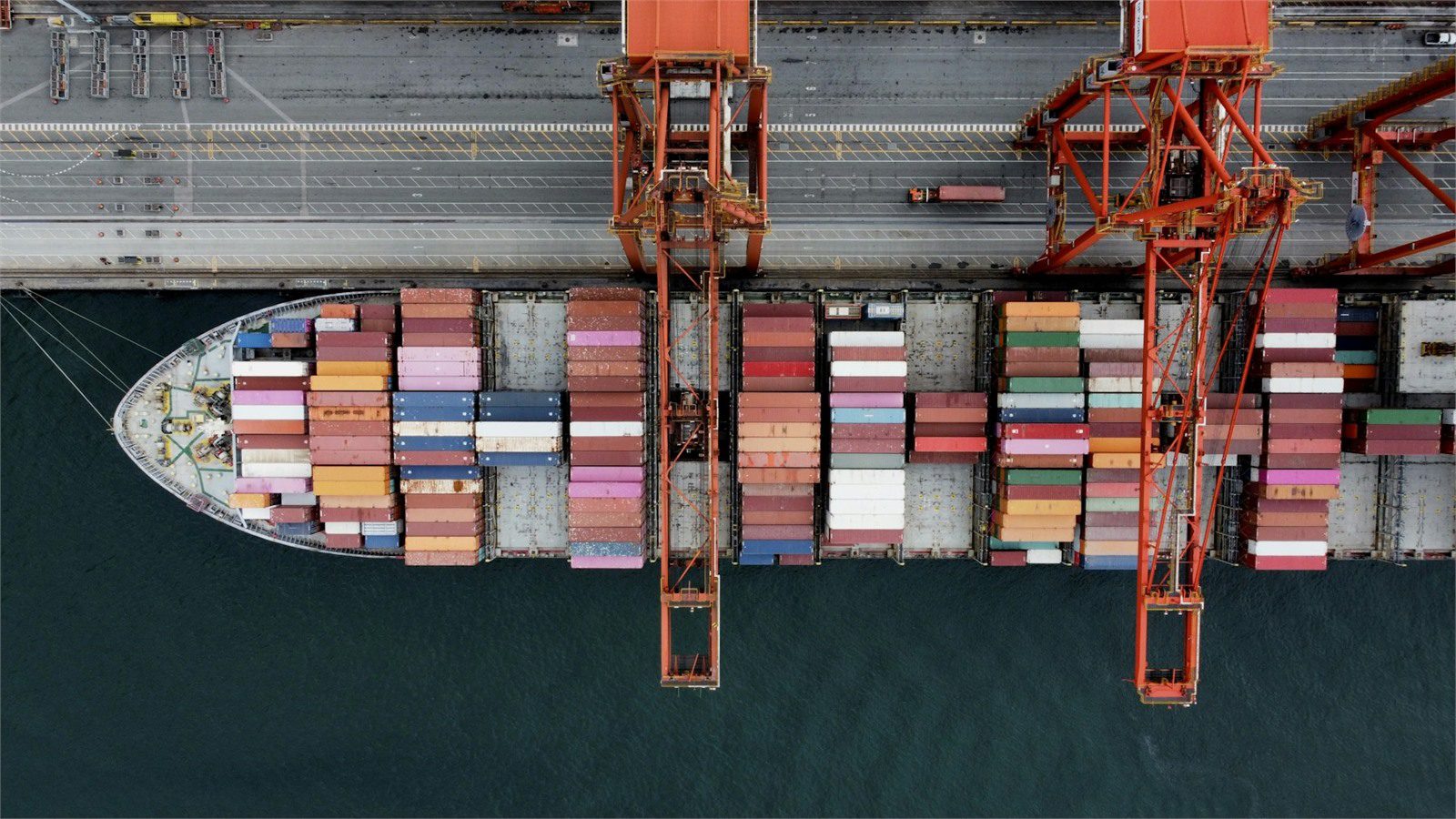 Salesforce data sync for a shipping and logistics portal shown with connected container freight operations