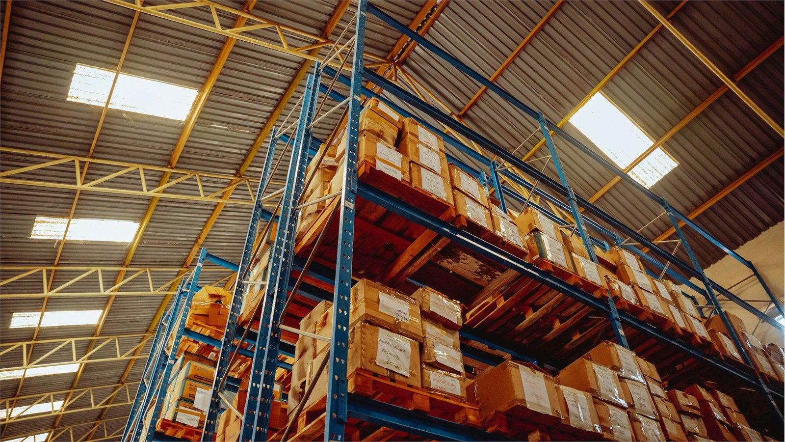 warehouse boxes representing source of truth rules for customer shipment and order records