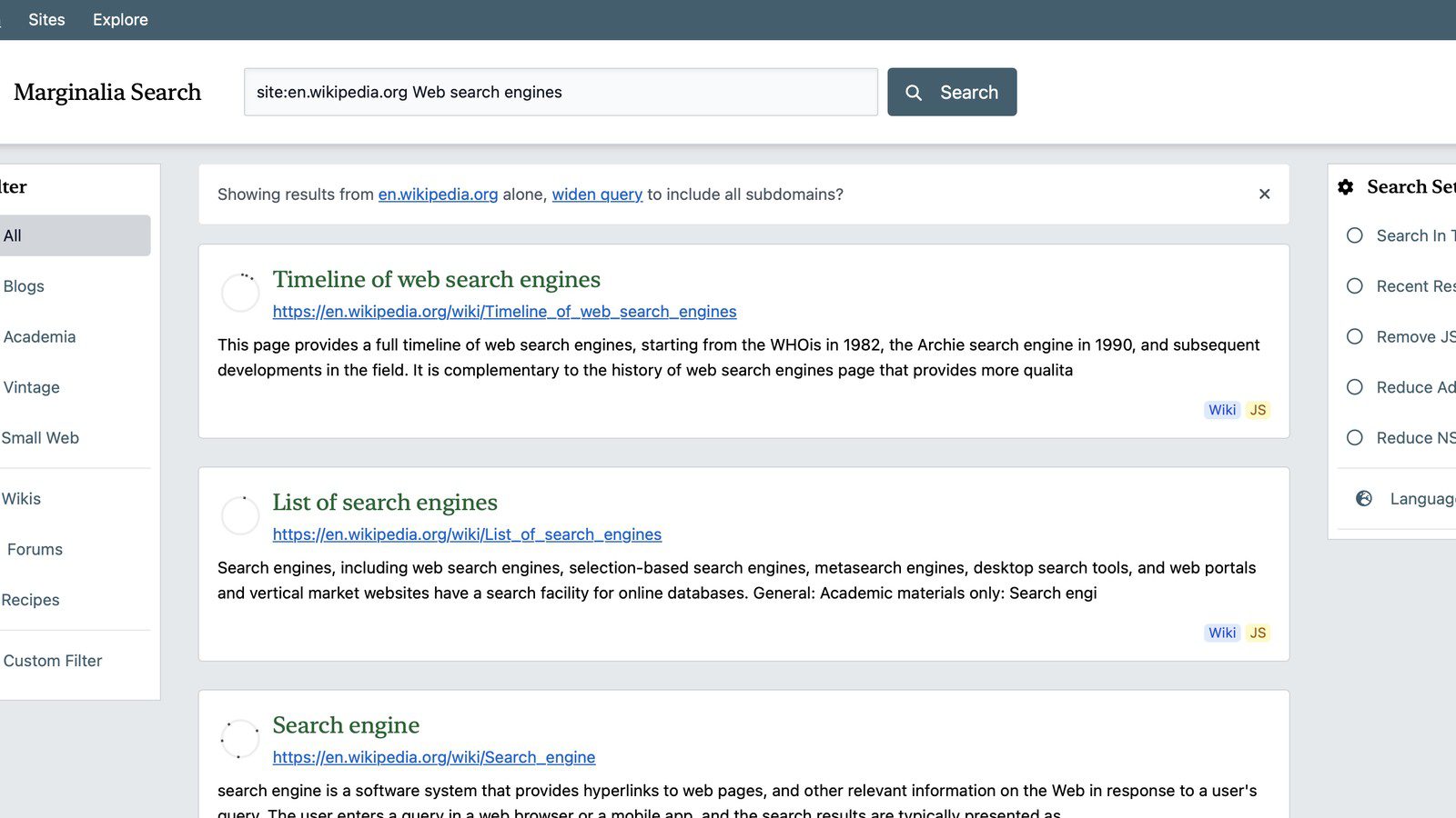 Six search engines worth trying now that Google isn't really Google anymore 13 Search engines worth trying that support user choice and transparency