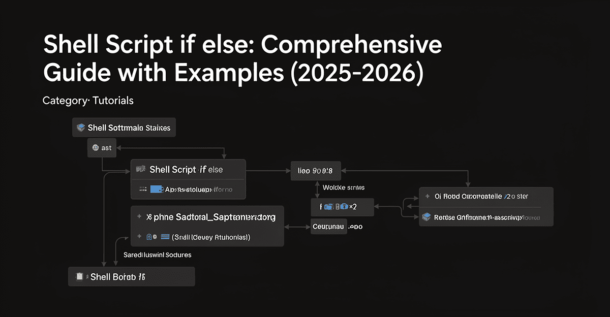 Shell Script if else: Comprehensive Guide with Examples (2025–2026) — step-by-step tutorial on Progressive Robot