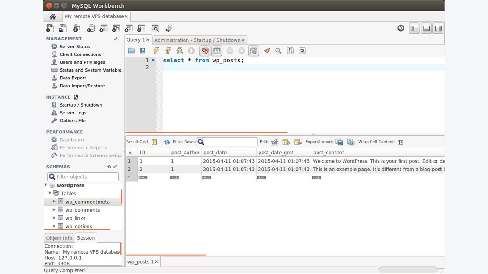Slow Database Queries: 7 Proven Employee Portal Fixes 13 MySQL Workbench query screen for capturing slow database queries and portal traces