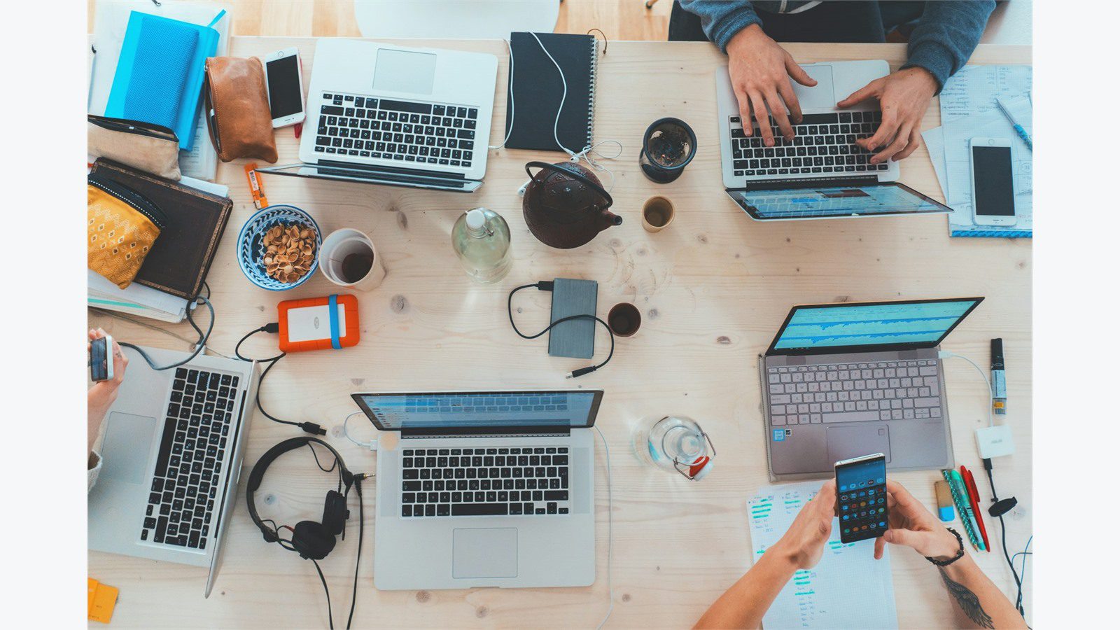 Supply Chain Attacks: 7 Critical Ways to Secure Third-Party Integrations 18 Multiple laptops and devices monitored by a team to detect suspicious behavior from supply chain attacks