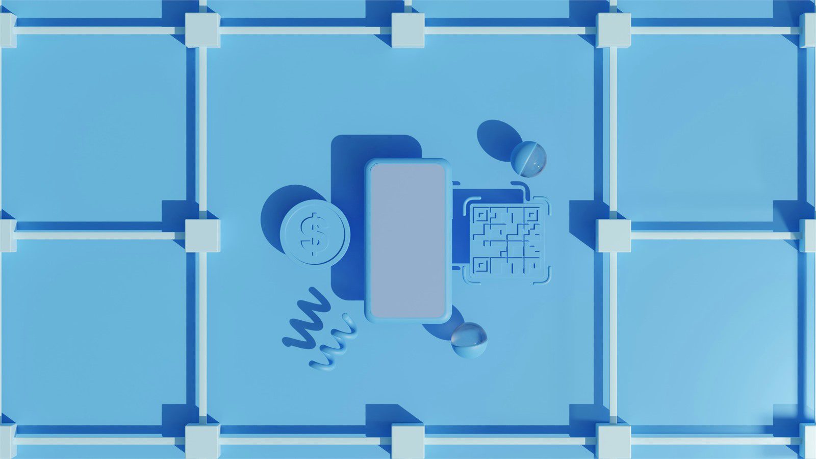 digital support grid showing customer support paths connected to trust inclusion and product values