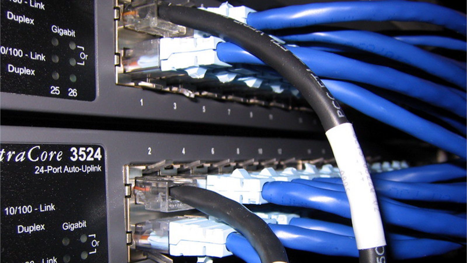 network switch ports and cables for peak-hour bandwidth saturation affecting VoIP call quality