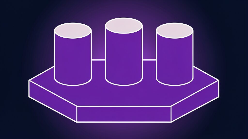 5g multicast broadcasting ai quality control moving average f three upright cylinders of different heights in a row