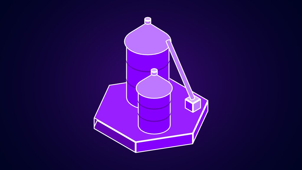 agritech software development guide a two grain silos with domed roofs