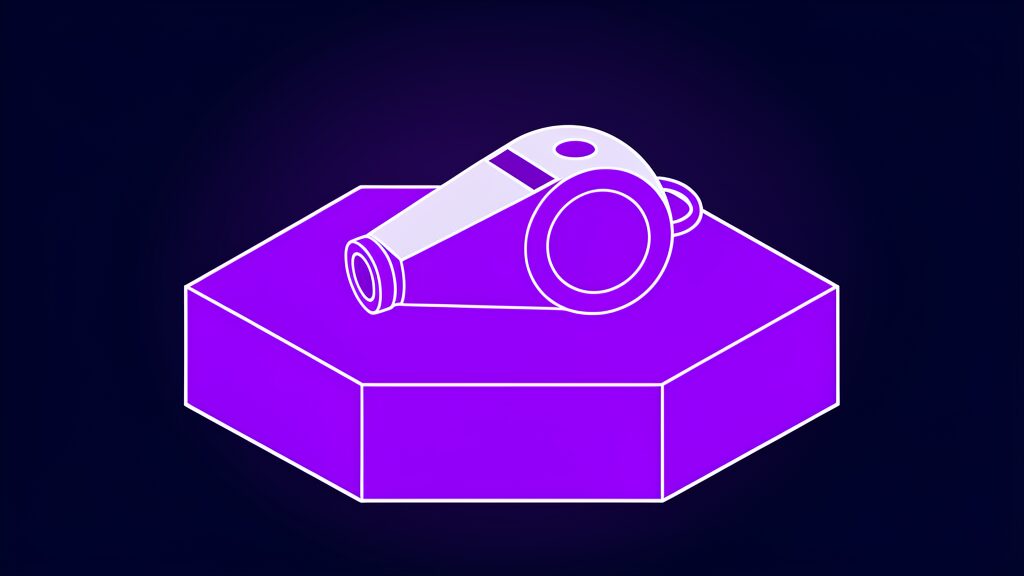 ai agent cheating whistleblower deepmind math swarm a referee whistle lying flat