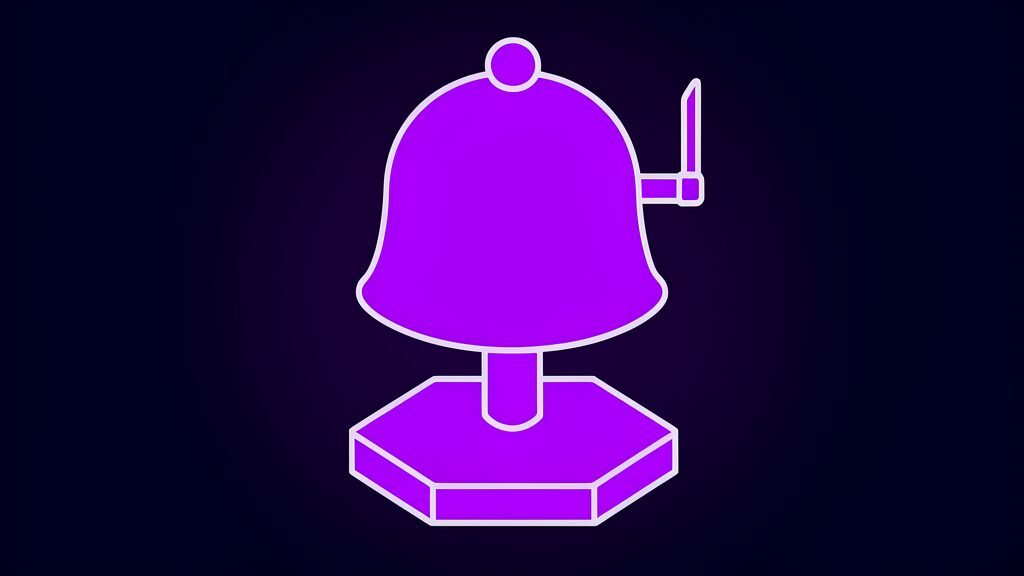 ai agent monitoring rogue agents more ai e large alarm bell on a wall bracket