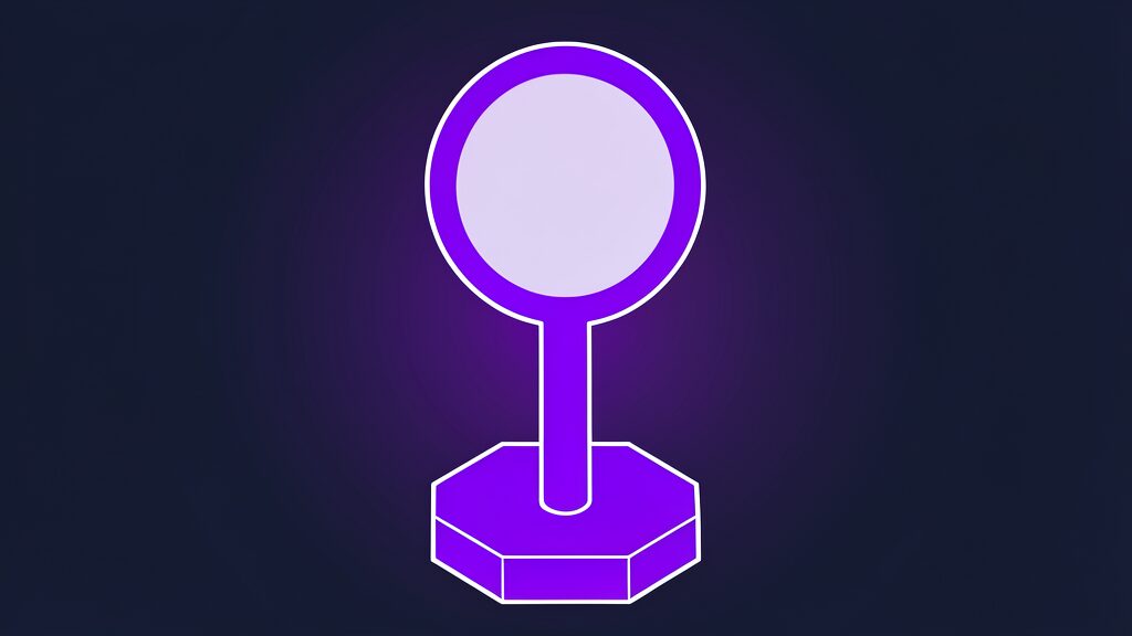 ai assisted or ai generated max spero d magnifying glass solid lens