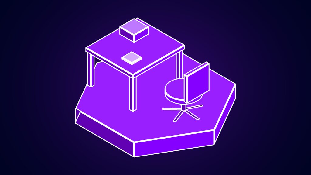 ai coworker agents flood workforce no ones ready a office desk with a swivel chair