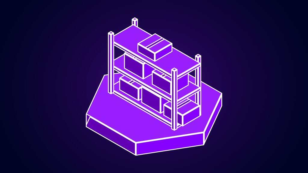 ai demand forecasting how it works benefits use cases b warehouse rack with cartons on shelves