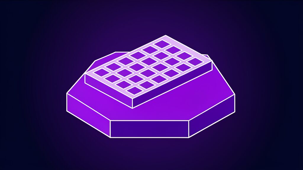 ai digital twin funhouse mirror distortions d ice cube tray grid of square recesses