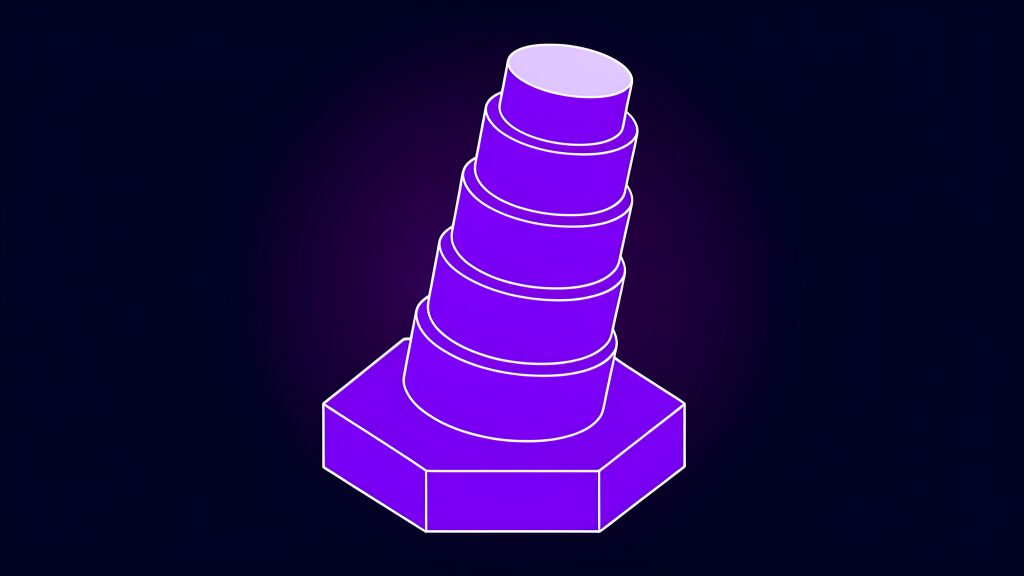 ai powered inspection system 3d printers brain behind the eyes e leaning tower with stacked drum tiers
