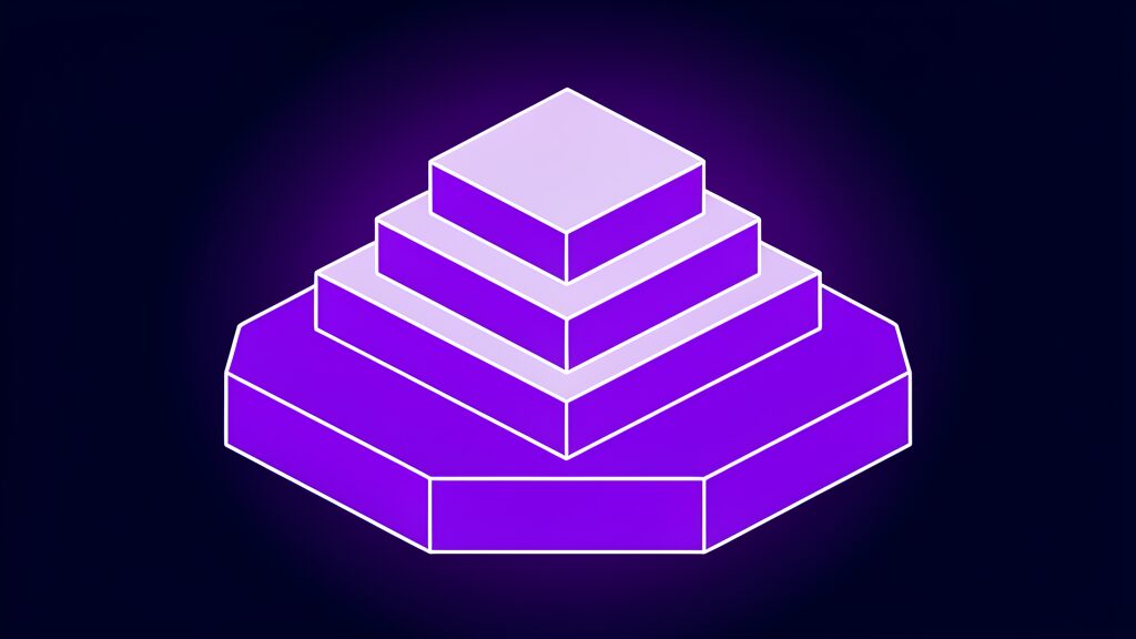 ai refusal how ai models decide not to answer b four stepped square slabs stacked