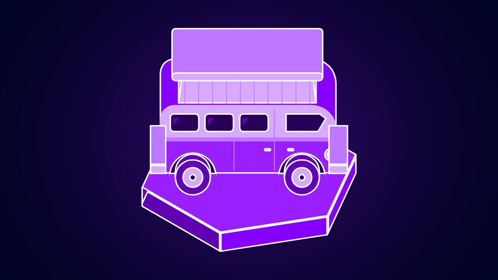 airbnb ai search social features travel map c camper van with a pop top roof