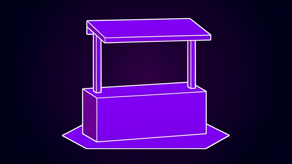 anthropic chooses nasdaq listing much anticipated ipo c market stall counter with flat awning