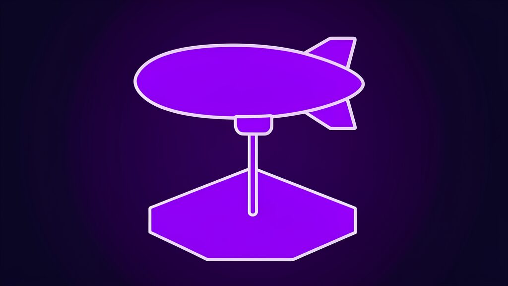 anthropic chooses nasdaq listing much anticipated ipo f blimp airship moored to short mast