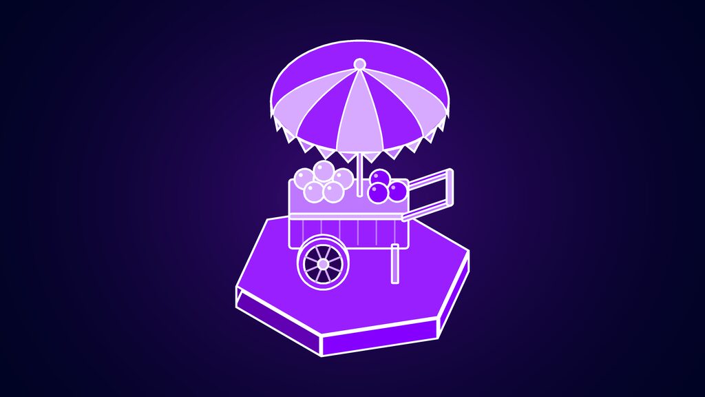 app store model openai latest features chatgpt a market pushcart with a striped parasol