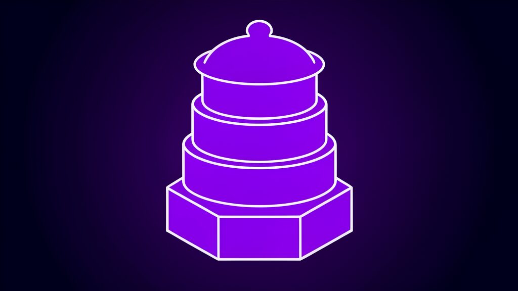 apple home hub siri ai homepad almost ready a steamer of three stacked round tiers with a domed lid